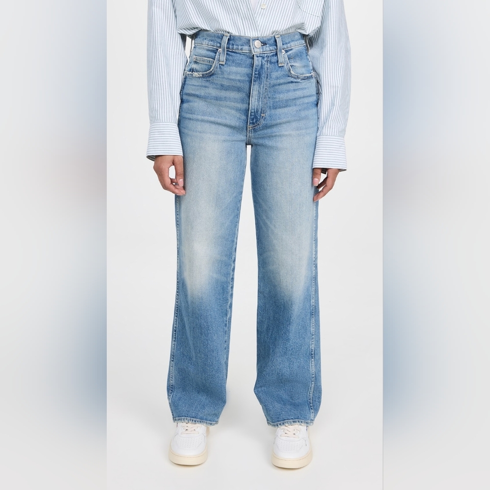 AMO Tricia Wide Straight Jeans In Joyous Size 27 $290 Shopbop - Picture 2 of 11